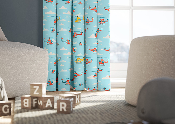 Sky Patrol, Horizon - Made to Measure Curtains - Image 5